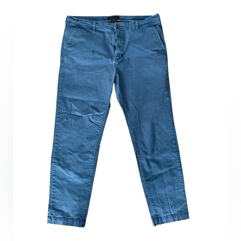 Aeropostale 40x32 blue chino flat-front skinny men's pants